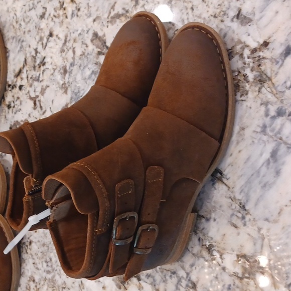 Born Moraga Glazed Ginger Distressed Comfort Leather Bootie Boots NEW SZ 9.5 - Picture 11 of 16